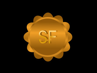 SF Initial Logo for your startup venture