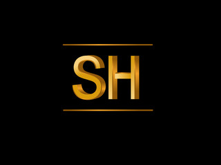 SH Initial Logo for your startup venture