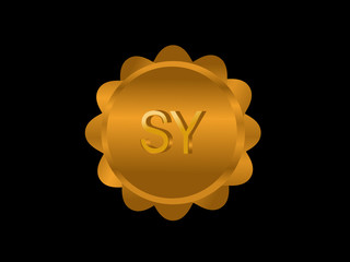 SY Initial Logo for your startup venture