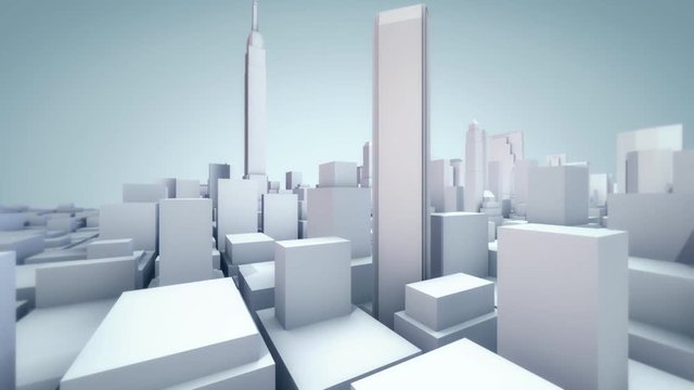  Manhattan Aerial animation