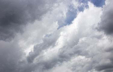 clouds in the sky as the background