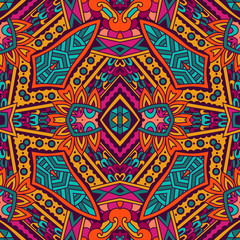 ethnic tribal seamless colorful Geometric print