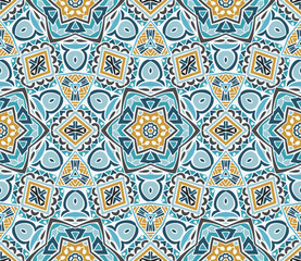 seamless vector colorful Geometric print