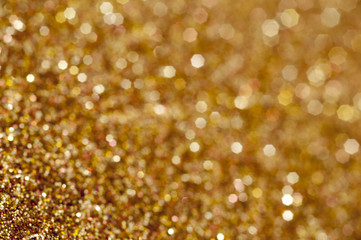 Golden yellow background with bokeh effect