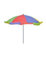 Multicolored Umbrella Isolated on White