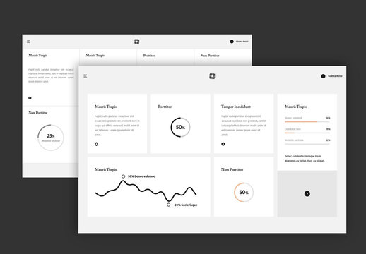 Kit wireframe elegante