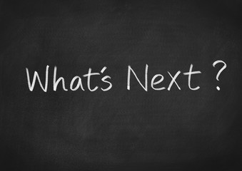 Obraz premium What's next