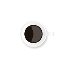 Coffee cup isolated vector illustration