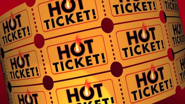 Hot Ticket Popular Event In Demand Admission Entry 3d Animation