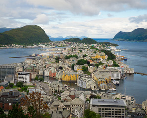 Obraz premium alesund, norway 