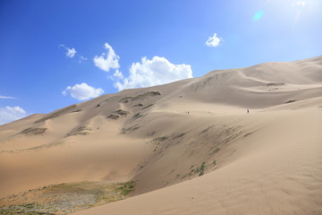 Sand dunes. Gobi Desert, Mongolia