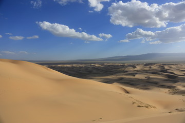 Obraz na płótnie Canvas Sand dunes. Gobi Desert, Mongolia