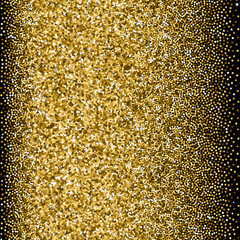 Glitter golden gradient with scattered sparkles