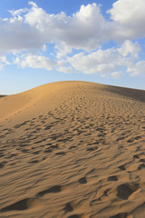 and dunes in Gobi desert. South of Mongolia