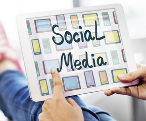 Social Media Globalization Connection Communication Concept