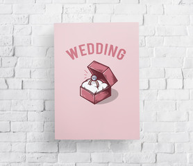 Wedding Ring Box Proposal Graphic Concept