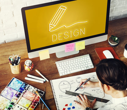 Art Pencil Drawing Creativity Imagination Skills Concept