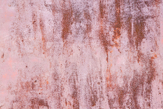 Rusty iron plate texture background.