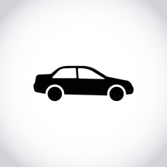 Fototapeta premium car icon stock vector illustration flat design