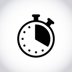 clock icon stock vector illustration flat design