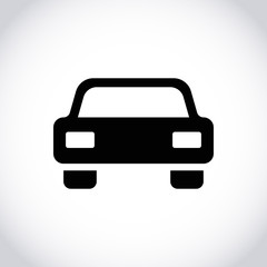 car icon stock vector illustration flat design