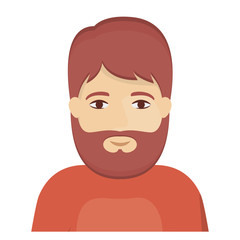 Man cartoon icon. Avatar people person and human theme. Colorful design. Vector illustration