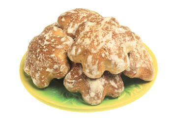 Пряники на блюдце