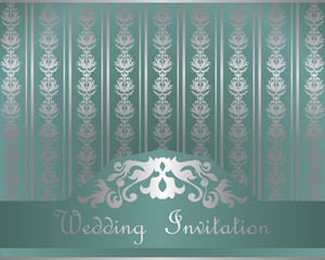 Obraz premium Wedding invitation. Vintage background. Retro design