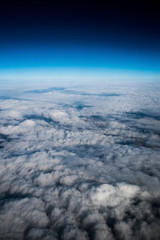 mountain top view see from the sky