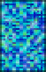 green squared art