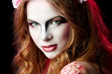 Obraz premium halloween Elf woman 