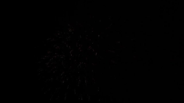 Fireworks display big finale USA 4th of July New Year Celebration colorful explosion    