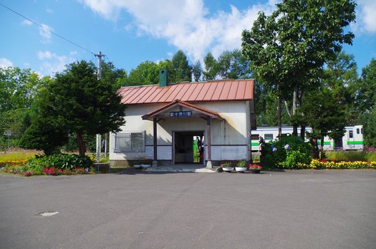 北海道の新十津川駅