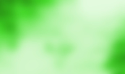 green blurred background
