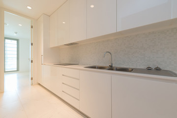 kitchen interior in new luxury home