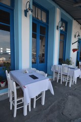 Greek café in Gytheio