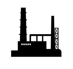 Industry icon silhouette