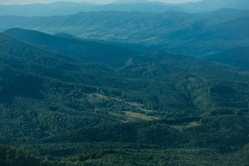 Naklejka premium Beautiful mountain peaks