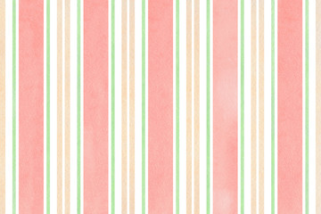 Watercolor striped background.