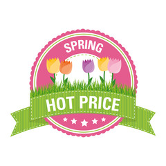 Spring Hot Price Label