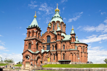 Fototapeta na wymiar Finnland, Helsinki, Uspenski Kathedrale