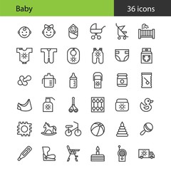 Baby icons