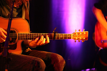 Obraz premium Gitarre spielen