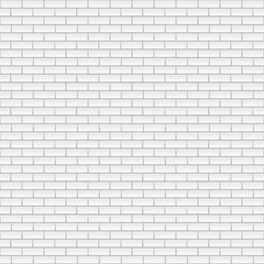 Square white brick wall.