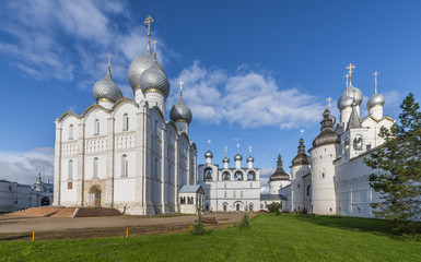 Cathedral square of the Rostov Kremlin.