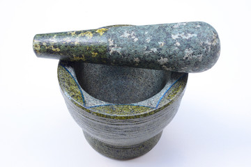 stone mortar and pestle, thai cooking tool