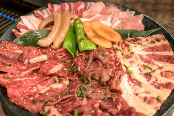 Yakiniku meat set