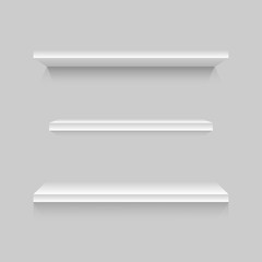 The empty space on the shelf. Eps 10.