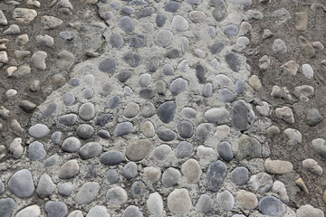 Background with rounded stones