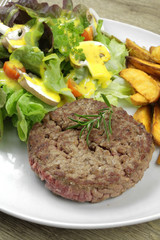 steak, salade 21102016